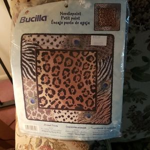 Needlepoint pillow kit Bucilla brand